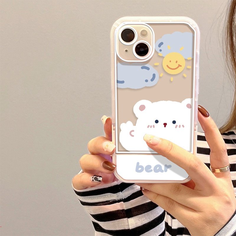 Ốp Điện Thoại In Hình Gấu Hoạt Hình Cho IPhone 11 12 13 Pro MAX X XS XR MAX 8 7 Plus 6 6S 7 SE 2020