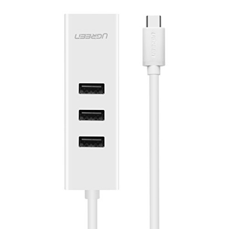 Cáp chuyển USB Type C to Lan + USB HUB Ugreen 20792