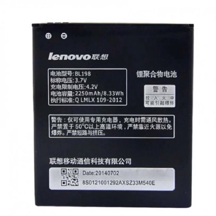 PIN ĐIỆN THOẠI LENOVO A850 / A830 / K860 / S880 / S890 BL198 ZIN HÃNG