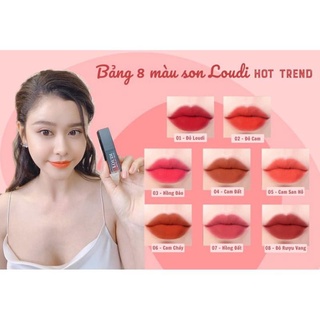 Son Loudi màu hồng đất