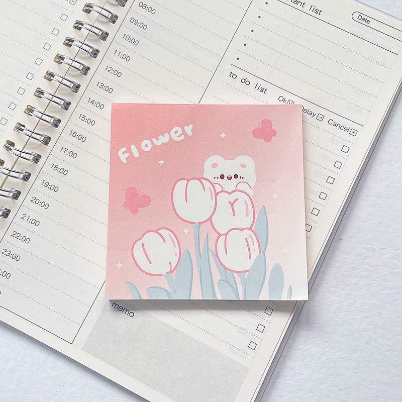 Set 4 Sổ Ghi Chú Nhỏ Nhắn Chống Dính Tiện Lợi