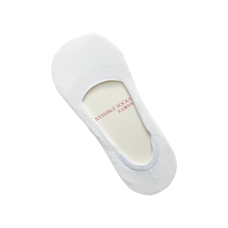 Vớ WAFNHA D452 cổ thuyền đế silicone chống trượt thời trang