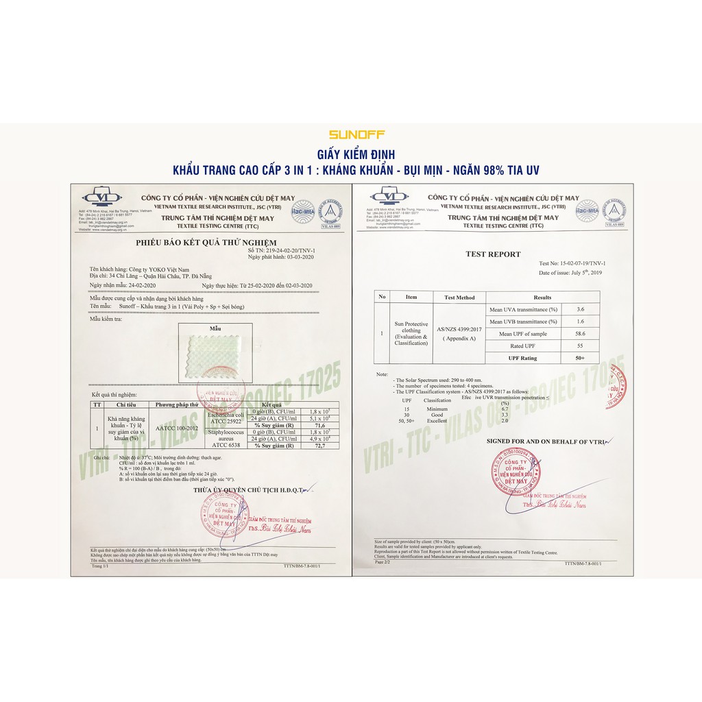 [Mã FAMAYFA2 giảm 10K đơn 50K] Khẩu Trang Nữ: Kháng Khuẩn - Ngăn 98% Tia UV Sunoff Coolsport | BigBuy360 - bigbuy360.vn