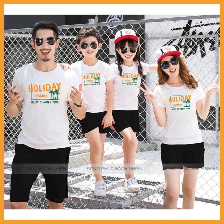 ÁO THUN GIA ĐÌNH ĐI CHƠI - ĐI BIỂN - IN ẤN GIA ĐÌNH LÀ SỐ 1