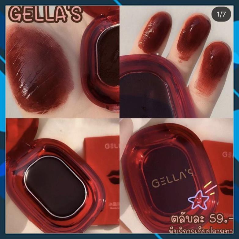 Son dưỡng môi trang điểm Gella's Pot Lip nhiều màu sắc tùy chọn dạng hũ tiện dụng