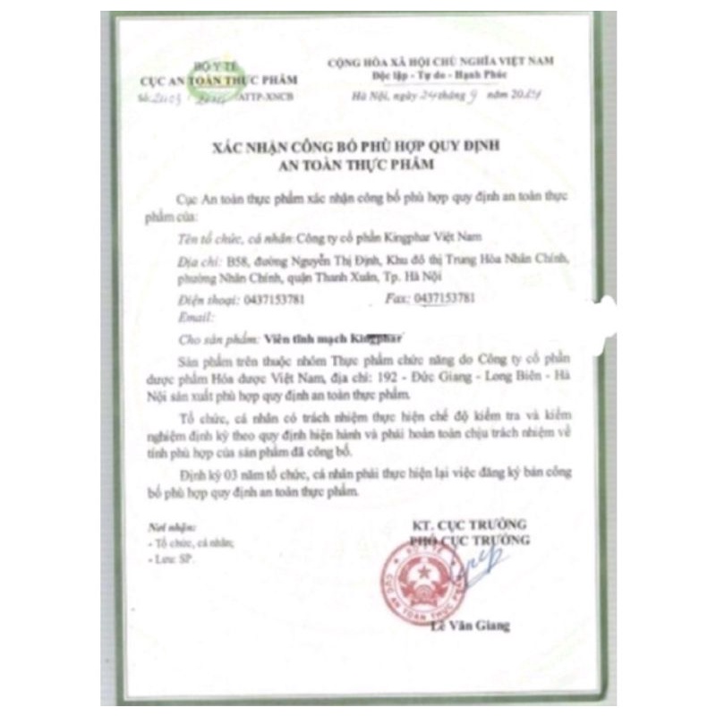 Viên uống giảm viêm tĩnh mạch Tĩnh mạch Kingphar⚡Tặng quà⚡Hộp 30 viên giảm nguy cơ suy giãn tắc tĩnh mạch