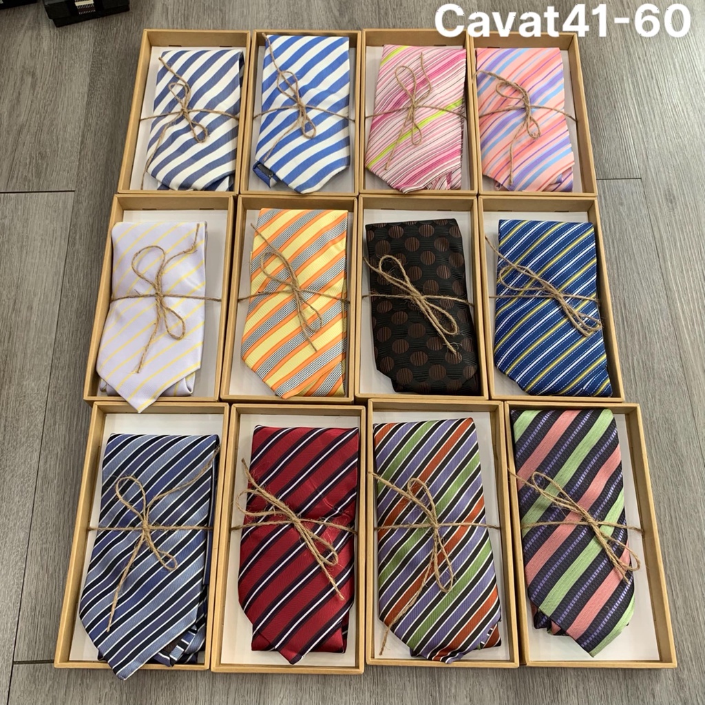 Cavat Hộp DÀI Khăn 10cm Cavat41 - Cavat60