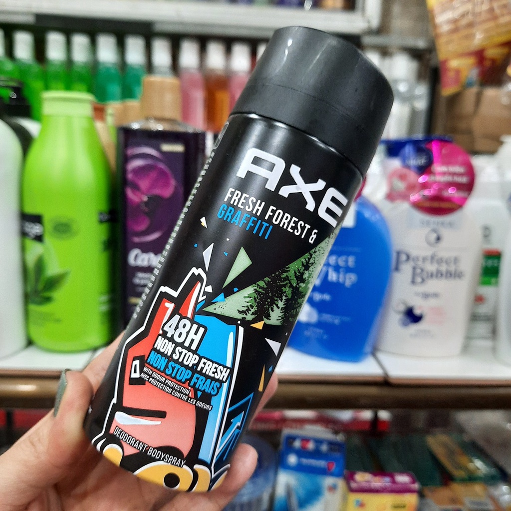Xịt khử mùi Nam Axe Fresh Forest &amp; Graffiti Deodorant &amp; Body Spray - 150ml
