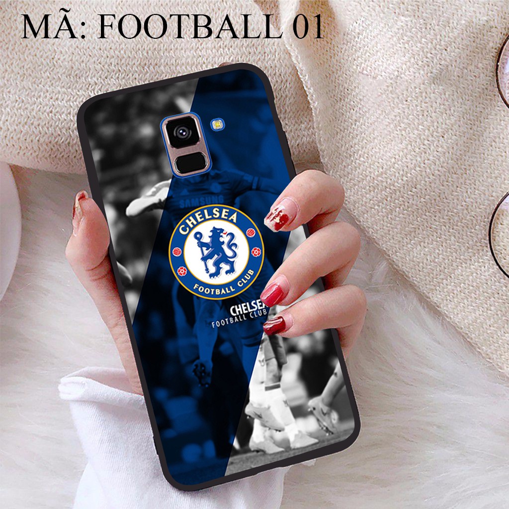 Ốp lưng Samsung A8 Plus 2018 viền dẻo TPU BST CLB Bóng Đá