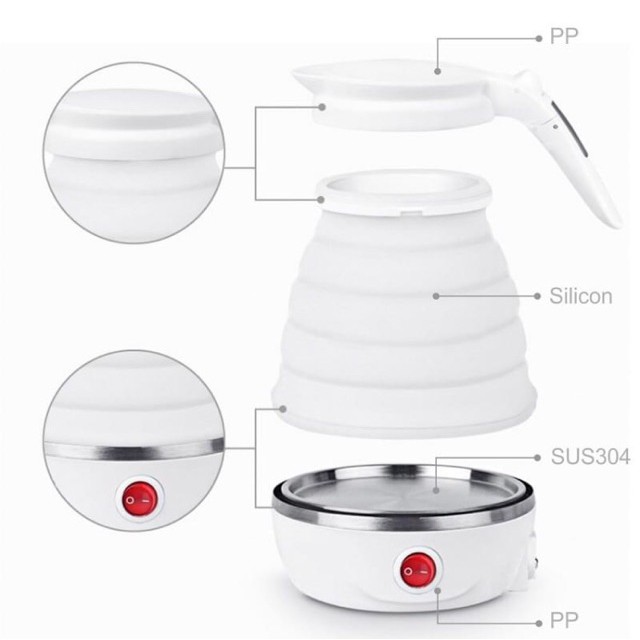 Ấm siêu tốc mini gấp gọn