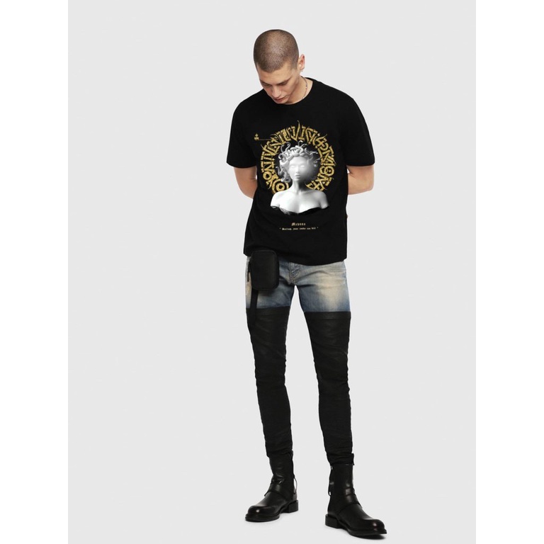 Áo unisex nam nữ MIKENCO MEDUSA vải cao cấp form cực đẹp Black phong cách trẻ trung