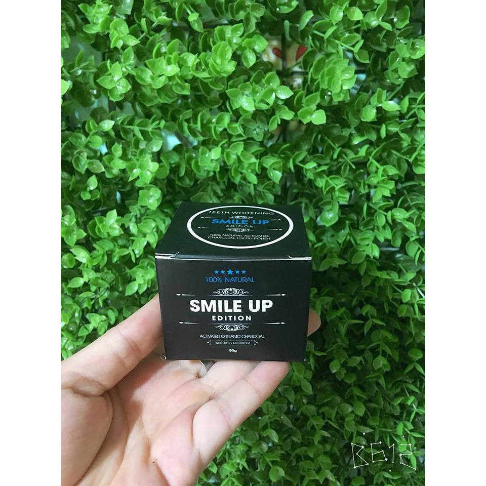 BỘT THAN HOẠT TÍNH TRẮNG RĂNG SMILE UP – NỤ CƯỜI TRẮNG SÁNG DUNG TÍCH 50G