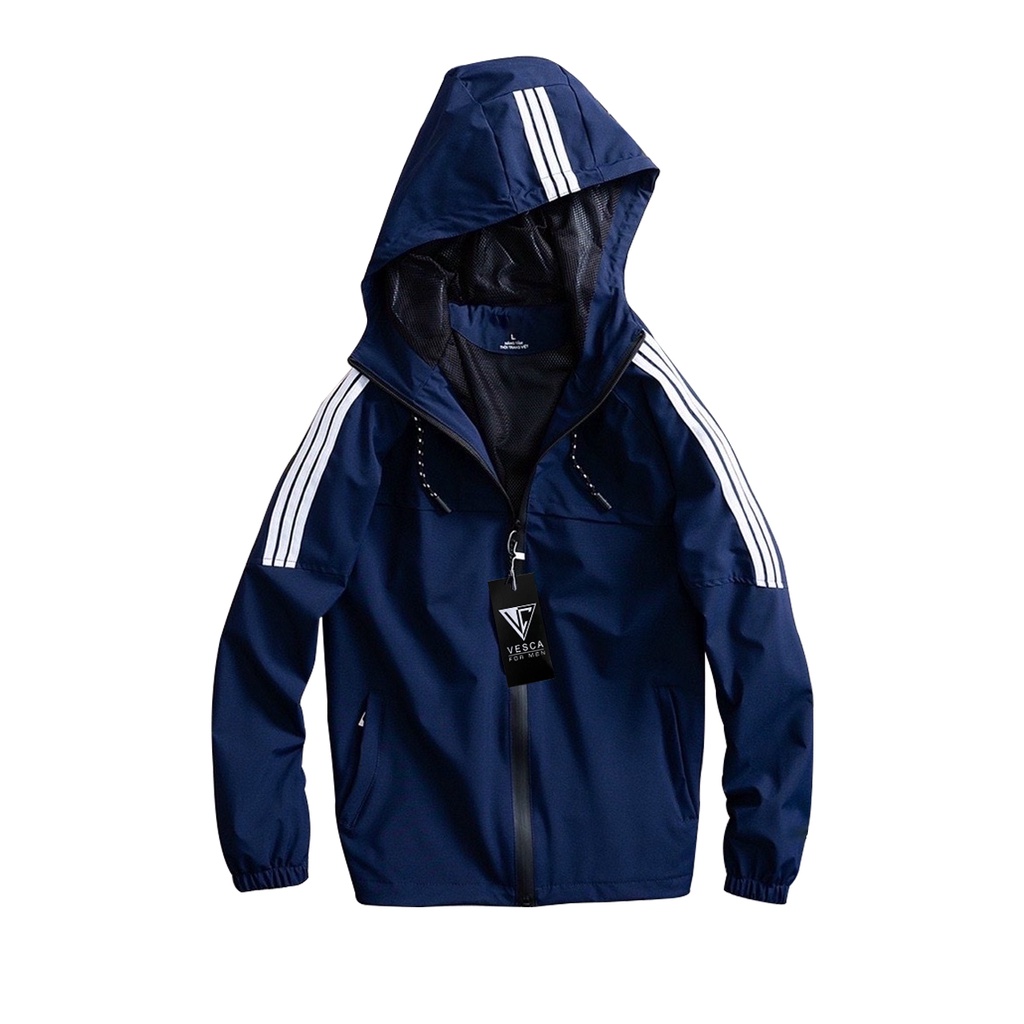 Áo Khoác Gió Nam Cao Cấp Chất Liệu Tráng Bạc Chống Nước M3