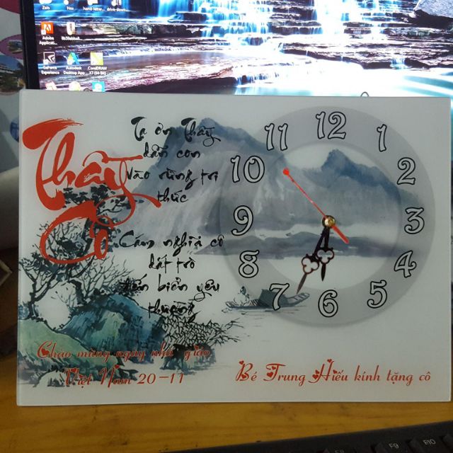 Đồng hồ in theo yêu cầu. (Kích thước A3)