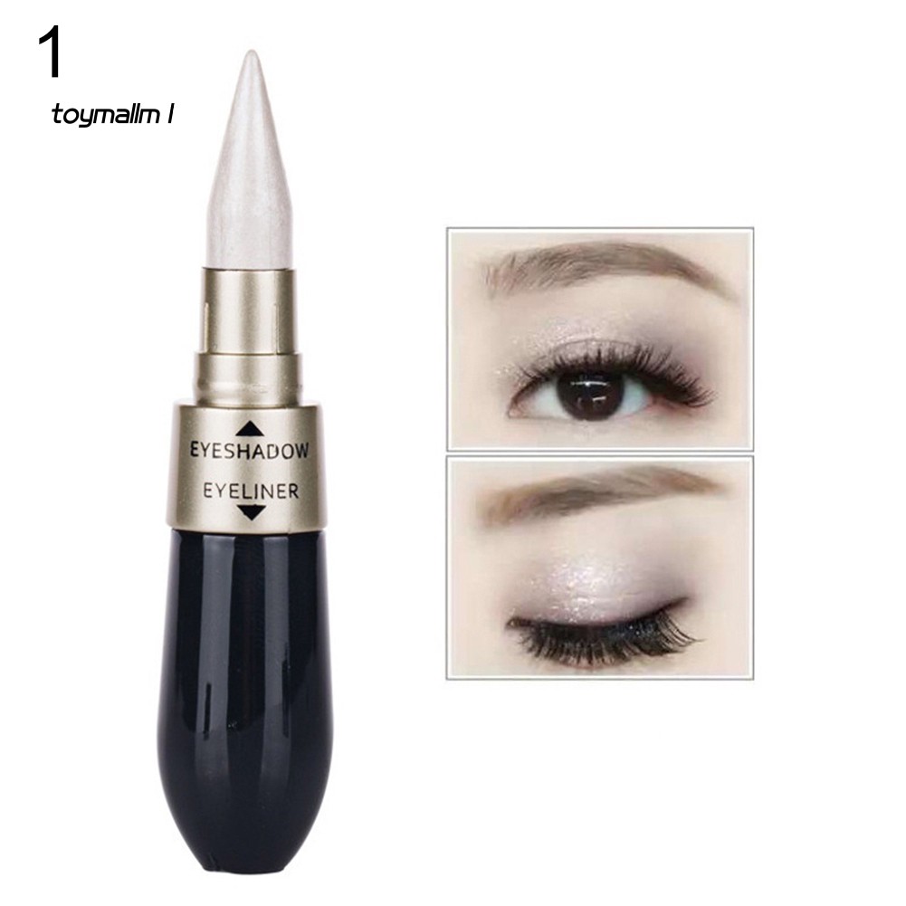Thỏi đánh phấn mắt kiêm kẻ mắt thiết kế 2 đầu trang điểm chống nước độc đáo