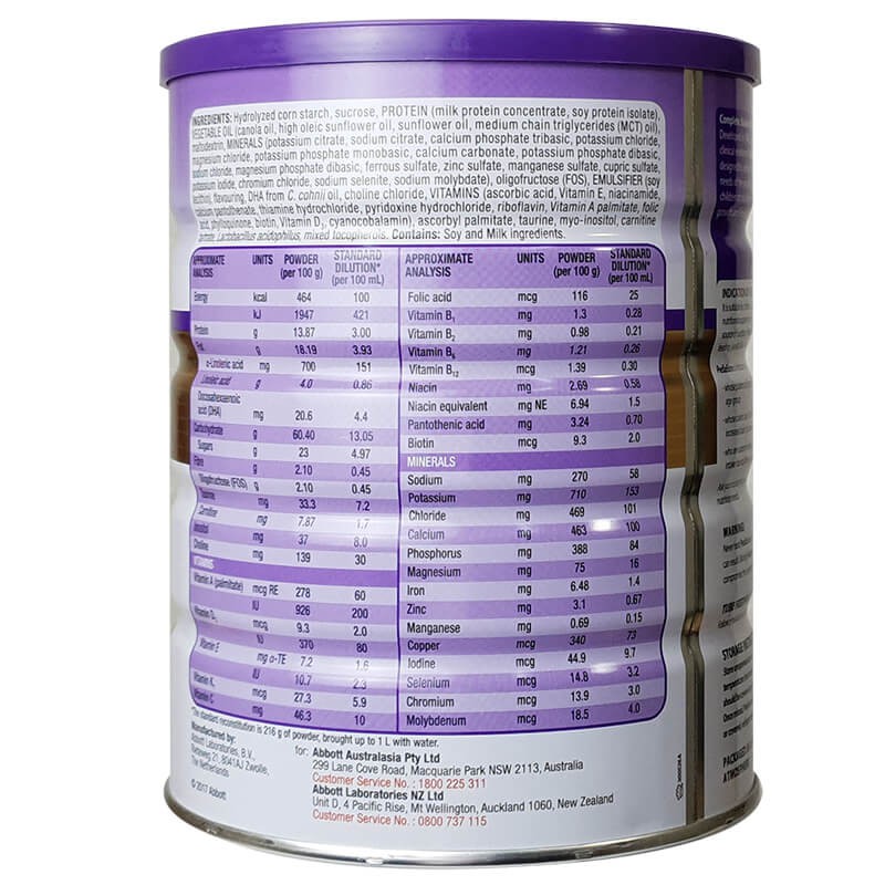 SỮA BỘT PEDIASURE ÚC 850G DATE MỚI NHẤT T5/2024