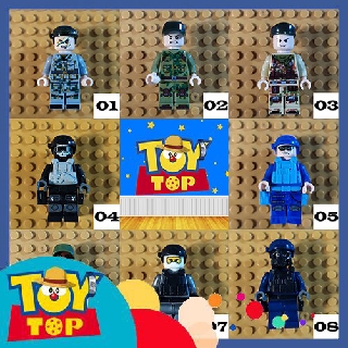 [Một con] ghép xếp hình lắp ghép Minifigure Army quân đội, lính SWAT, khủng bố giá rẻ chất lượng tương đối