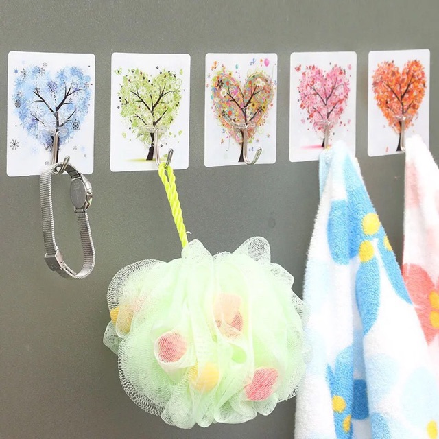 Combo 10 móc dán tường 3D siêu dính