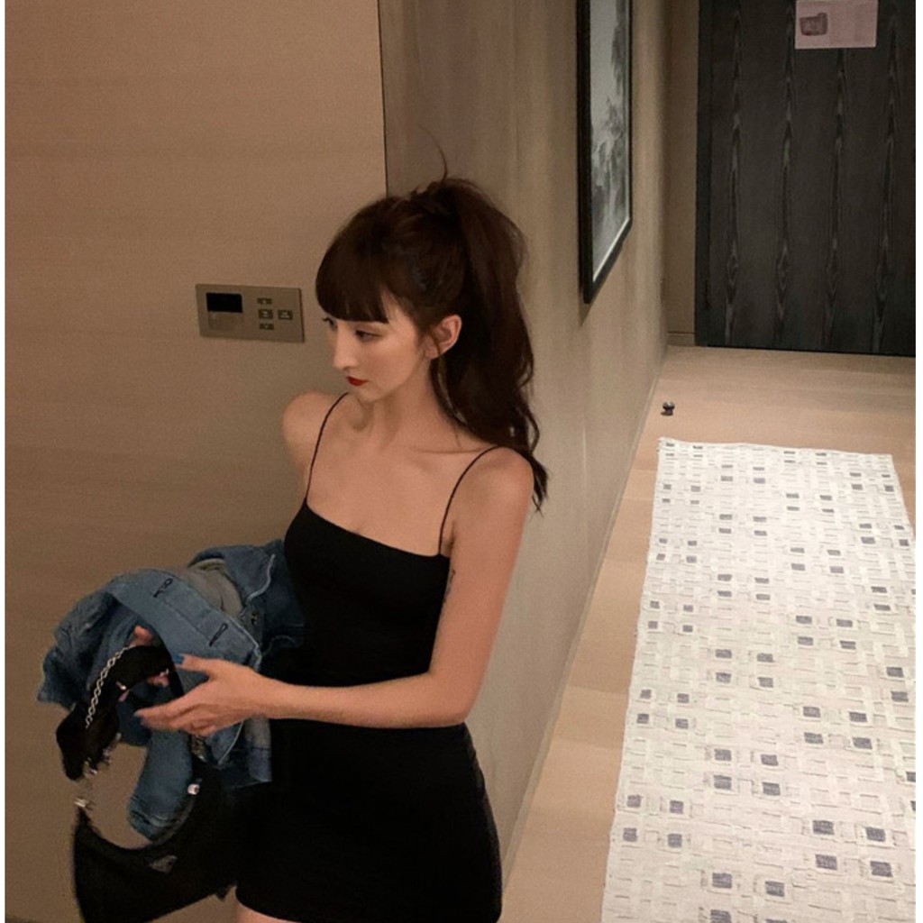 Đầm dáng ôm nữ hai dây Emilyshop