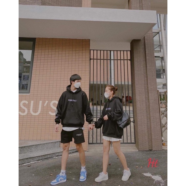 Áo hoodie ESS in tay H2 | BigBuy360 - bigbuy360.vn