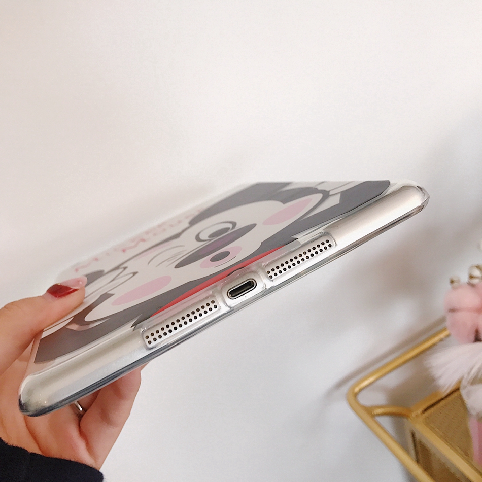 For iPad Air 2 Mini 2 3 4 5 iPad 6 Pro 11 Air3/Pro 10.5 Case Cute Mickey Minnie Pattern Transparent Cover | BigBuy360 - bigbuy360.vn