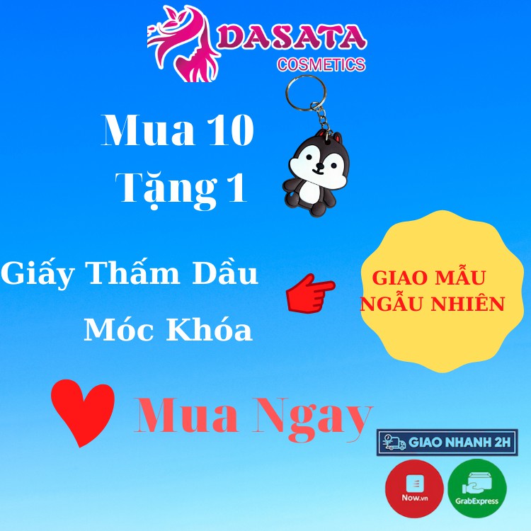 Giấy Thấm Dầu Da Mặt SIÊU RẺ Giấy Thấm Dầu Gói 50 Tờ Nội Địa Trung Thấm Dầu Tốt Giúp Da Sạch Phòng Tránh Mụn DASATA