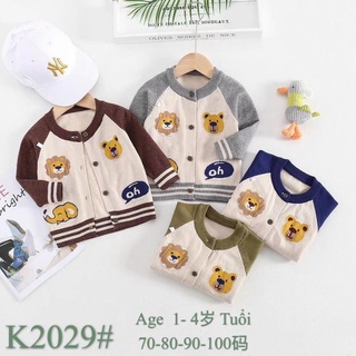 Áo len cài giữa Bé Trai hàng loại 1 (6-15kg)