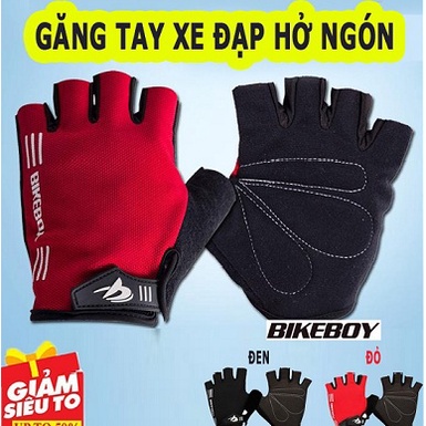 Găng Tay Tập Gym Tập Tạ Hở Ngón Nam Nữ Huwai, Găng Tay Đi Xe Đạp Bikeboy Cao Cấp