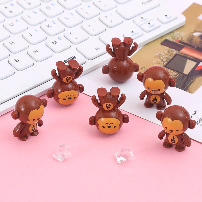 Đồ chơi trẻ em lật đật mini hình khỉ Daruna, đồ chơi giải trí đáng yêu cho bé Master Kids