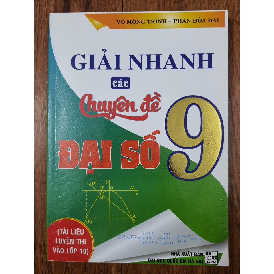 Sách - Giải nhanh các chuyên đề Đại số 9