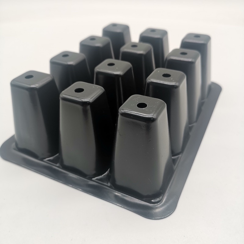 Bộ khay ươm hạt giống 12 lỗ 3 chị tiết có nắp điều chỉnh