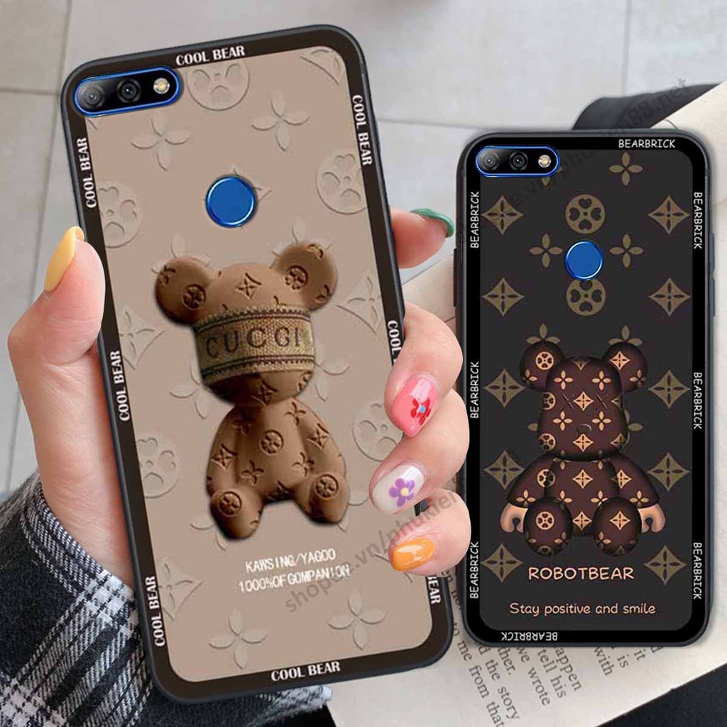 Ốp Huawei Y7 Prime 2018 / Y7 Pro 2018 bear, k@ws thương hiệu phong cách ốp lưng thời trang cao cấp