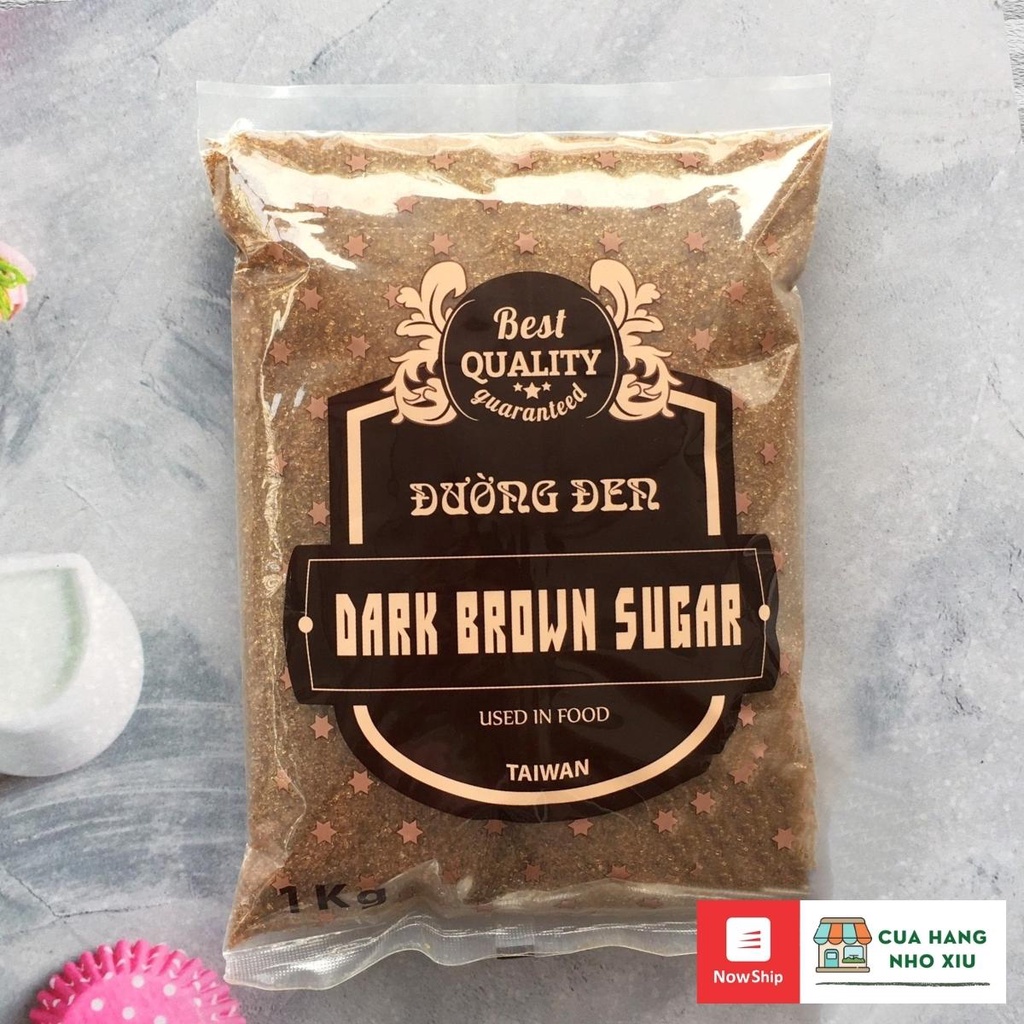 Đường đen Đài Loan 1kg Nấu Trân châu đường đen trà sữa