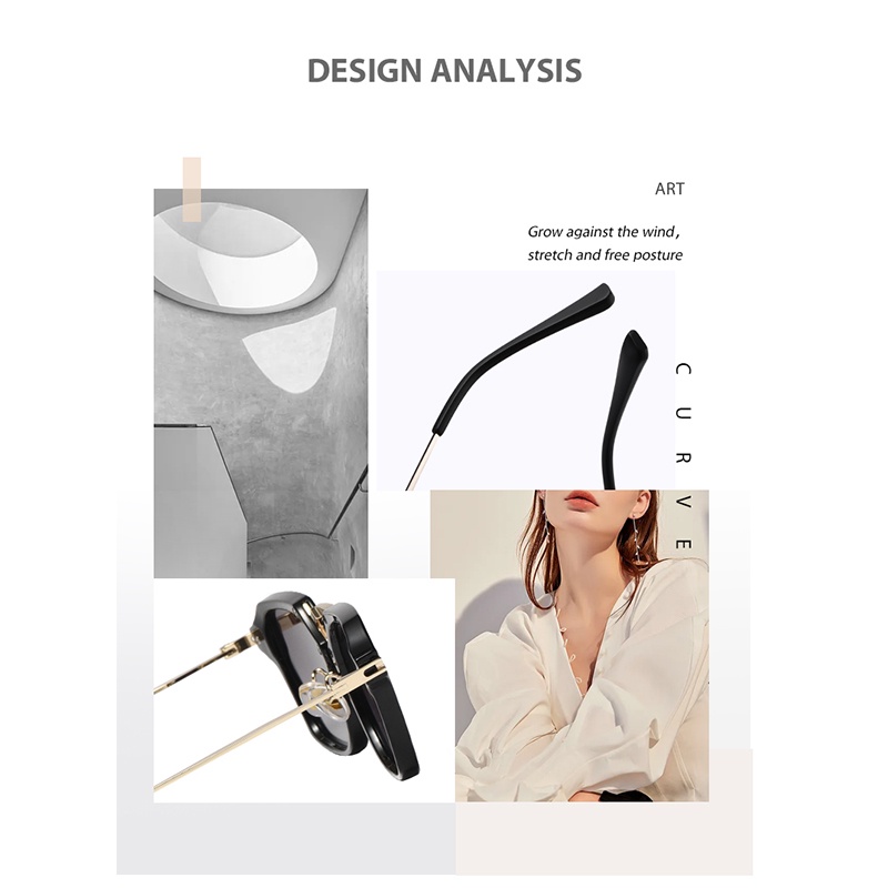 Kính Mát Gọng Vuông Chống Tia UV Thời Trang Cho Nữ RZ1288