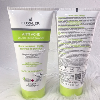 Sữa rửa mặt diệt khuẩn flos-lek pharma anti acne (hàng xách tay balan)