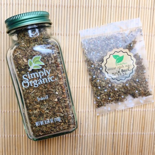 Lá húng quế Tây Basil hữu cơ Simply 3g