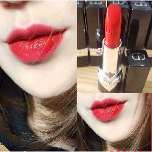 Son Dior Chính Hãng Dior Rouge - Matte - Satin - Valvet, siêu mềm mịn và dưỡng môi, full bảng màu của son | BigBuy360 - bigbuy360.vn