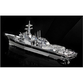 Mô Hình 3D kim loại lắp ráp tàu thuyền- tháp- tàu chiến- hạm đội- con vật