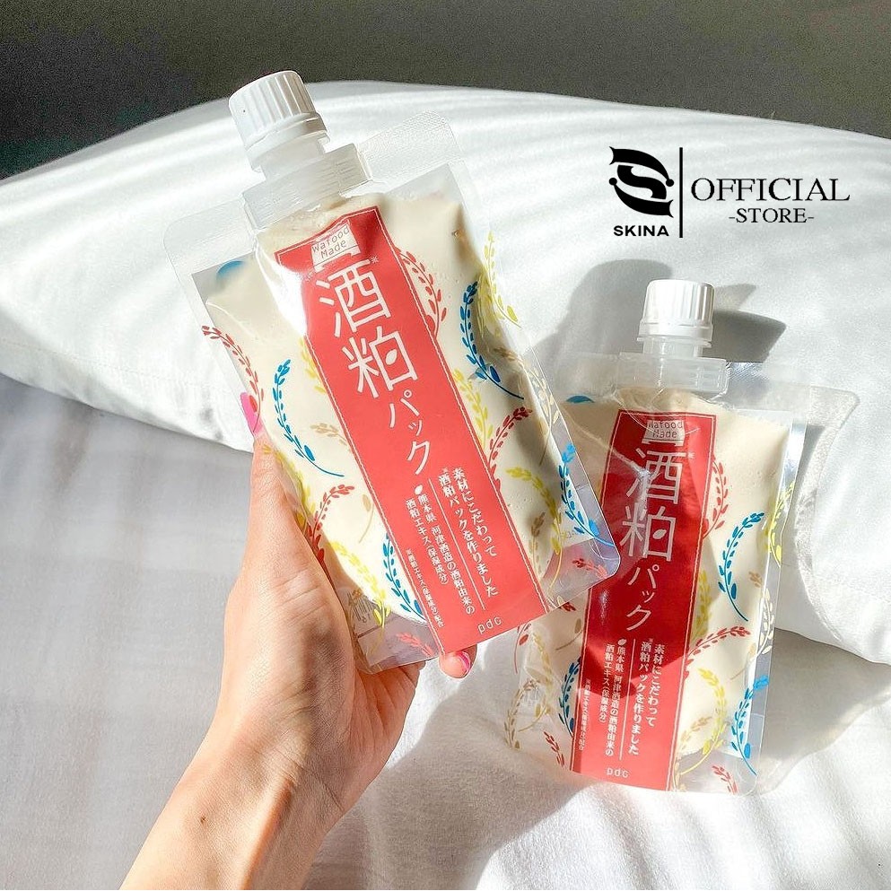 [RẺ VÔ ĐỊCH]Mặt Nạ Ủ Trắng Từ Bã Rượu Hàng Nội Địa Trung gói Lớn 170g
