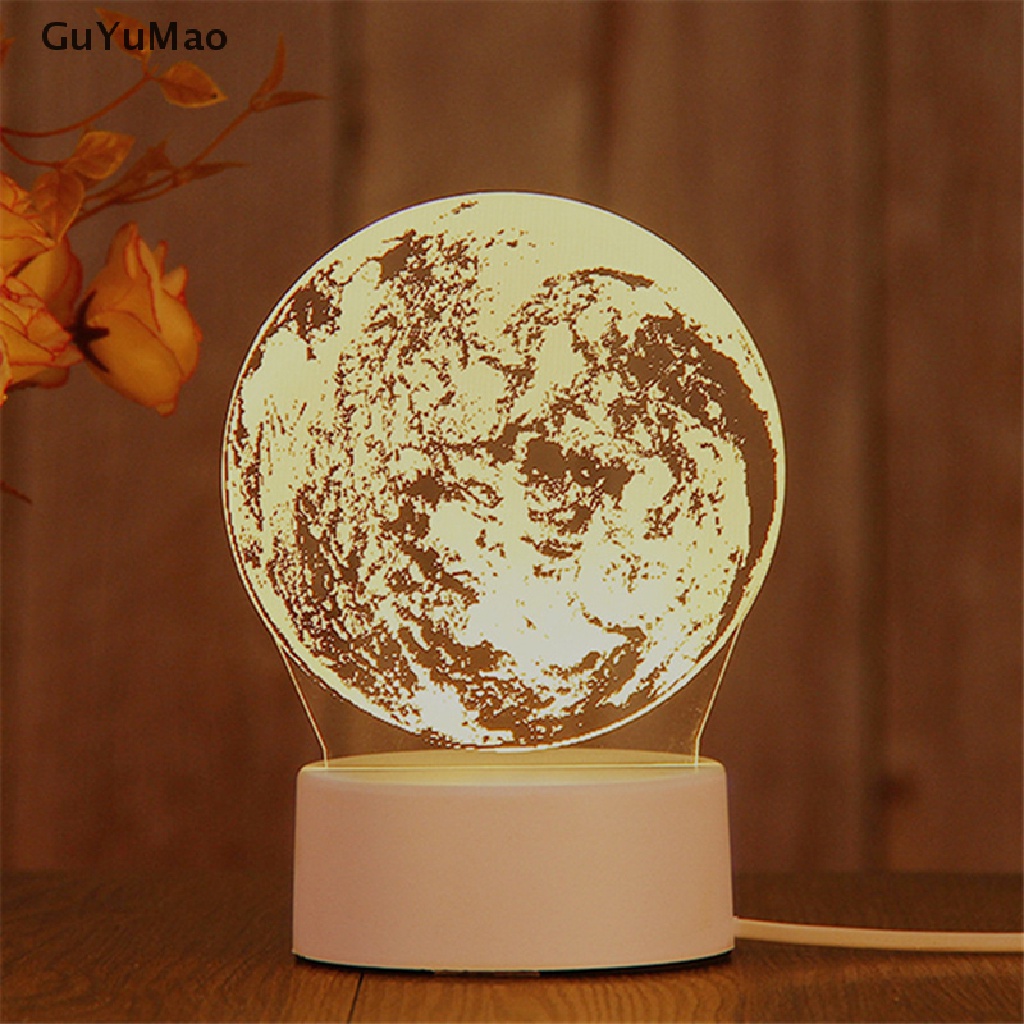 Đèn Ngủ 3D Bằng Acrylic Dùng Trang Trí Phòng Ngủ