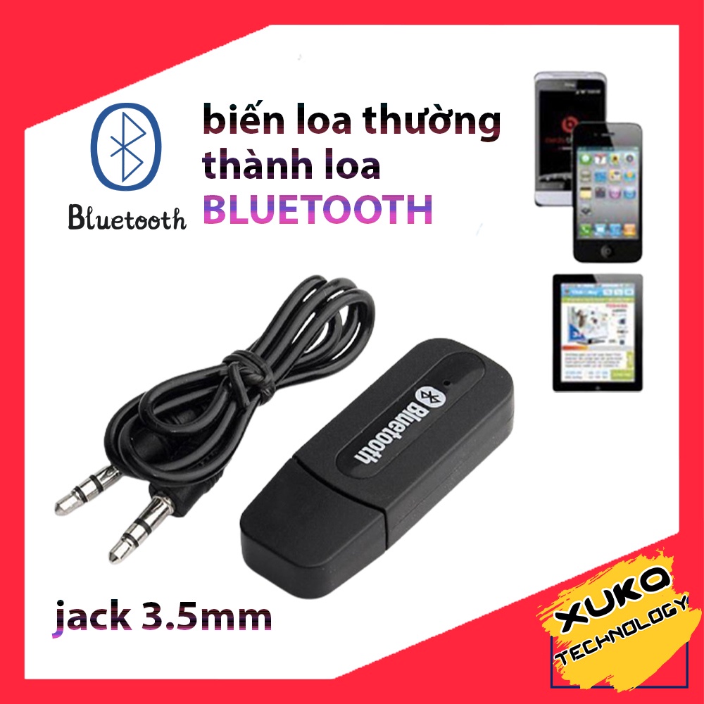 Thiết bị biến loa thường thành loa bluetooth - USB Bluetooth Wireless Music Receiver