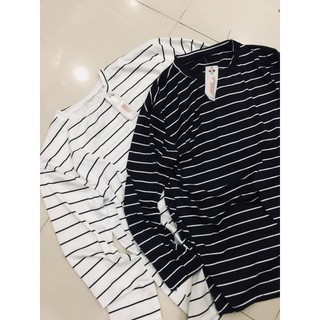 Áo Thun Sweater Kẻ Sọc Ngang( Hình Thật)