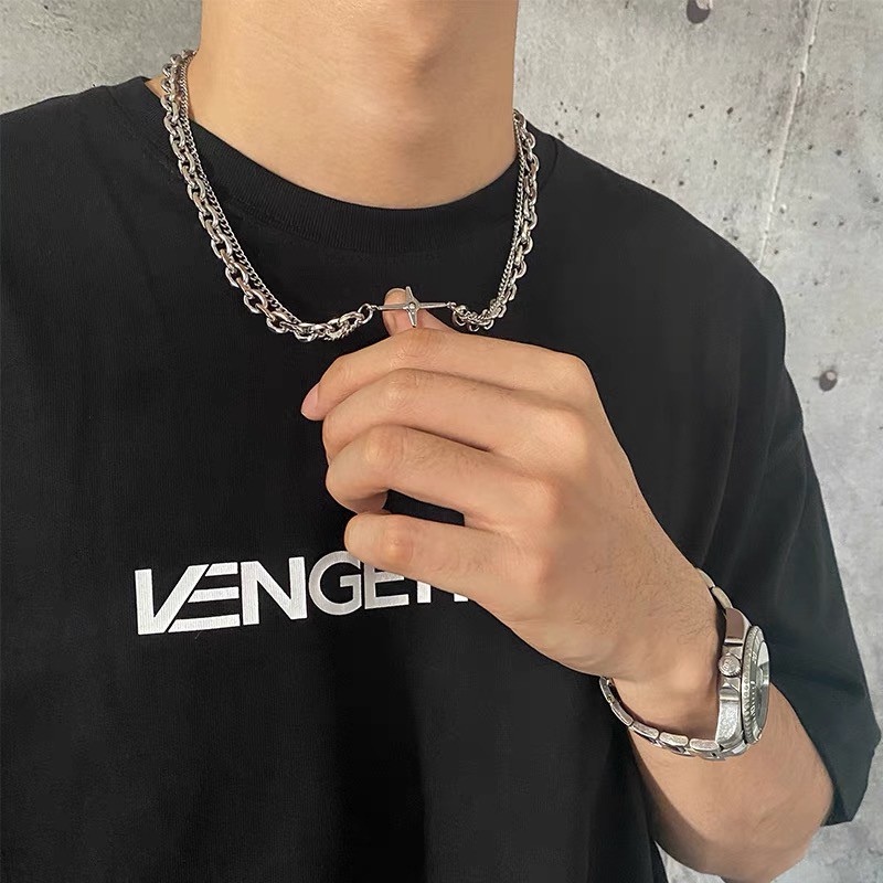 Dây Chuyền Nam Enchanted Màu Bạc Kuu Clothes - Vòng Cổ Hip Hop Chất Liệu Titan Cao Cấp Không Gỉ - Enchanted