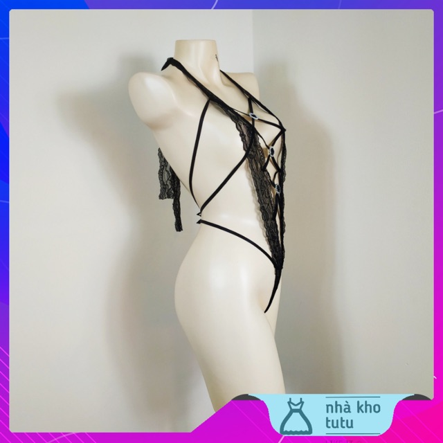L025 Bộ đồ lót ren liền thân bodysuit gợi cảm | BigBuy360 - bigbuy360.vn