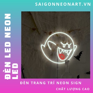 Đèn trang trí led neon sign hình bóng ma thú vị
