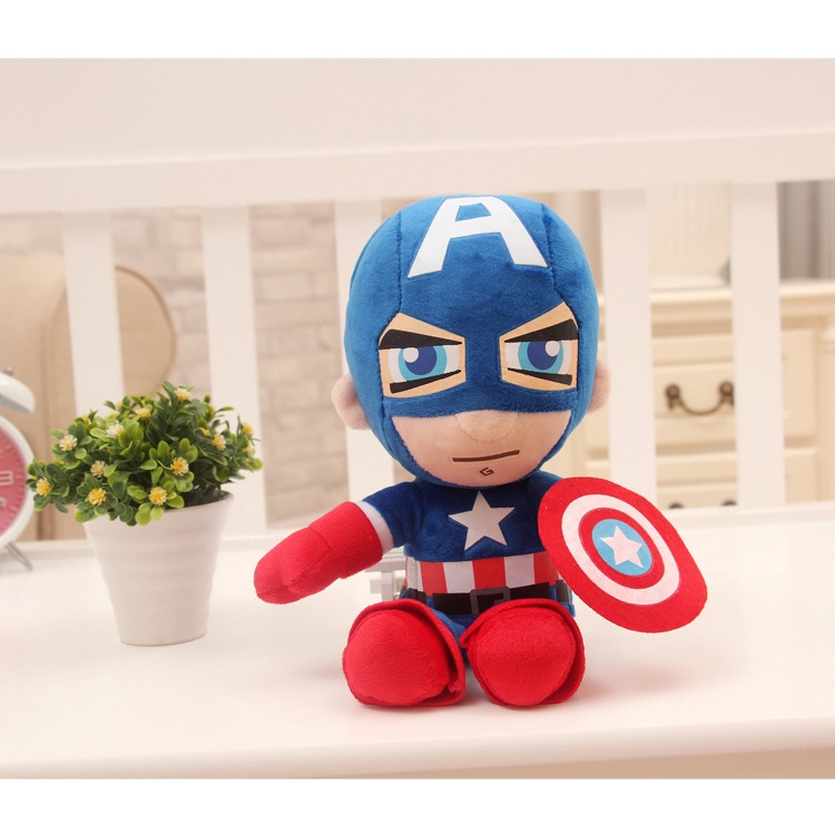 Búp Bê Nhồi Bông Hình Siêu Anh Hùng Avengers 27cm