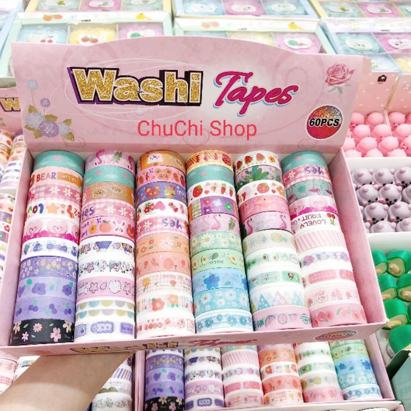 Washi tape băng dính hình cute