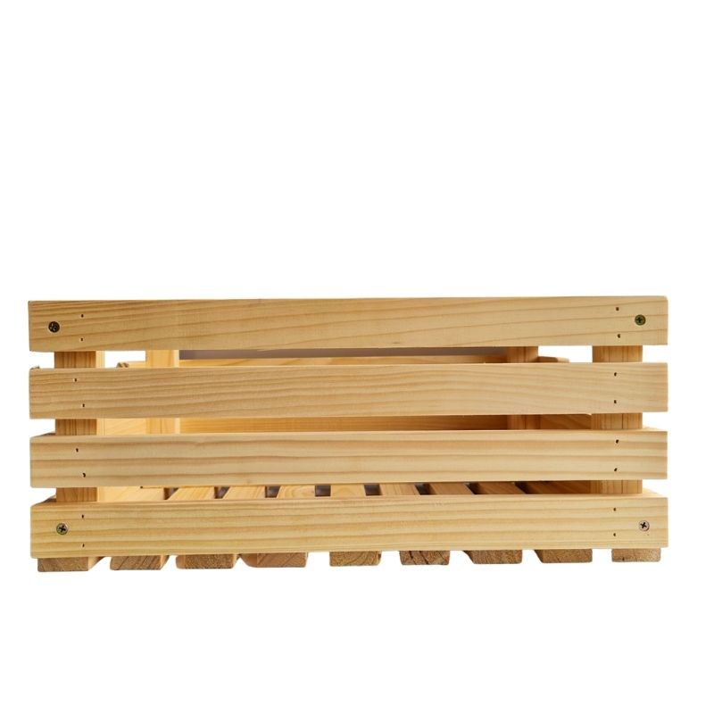 Thùng Pallet gỗ Gấp Gọn , Hộp Gỗ Thông Đa Năng Gấp Gọn Thông Minh , Thùng gỗ thông để hoa quả , KT 30 X 45 X 20