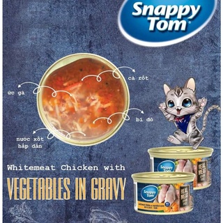 Pate Snappy Tom lon 85g cho mèo