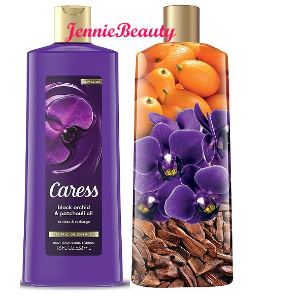 [Hàng USA] Sữa tắm dưỡng da hương nước hoa Caress Body Wash (532ml)